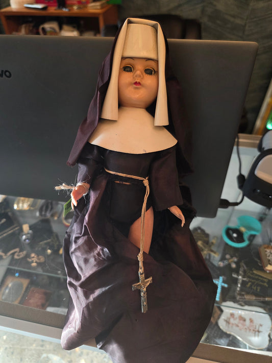 Composition Nun Doll With a Bad Habit (ripped)